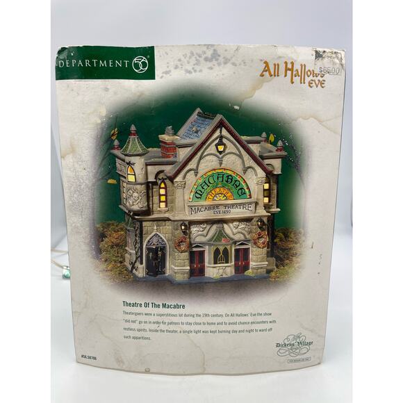 Department 56 Theatre Of The Macabre Dickens Village - Picture 1 of 7